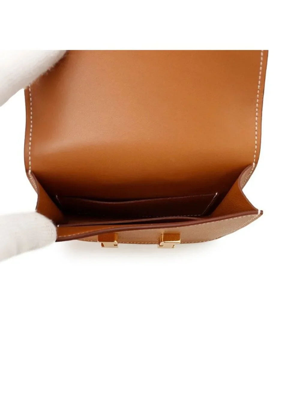 Hermes Wallet Constance Slim Gold Epsom